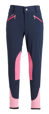 WAHLSTEN UNICORN LASTEN RATSASTUSHOUSUT NAVY-PINKKI